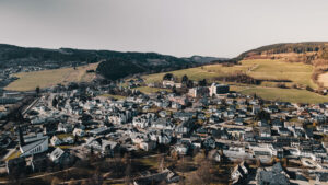 Luftaufnahme von Willingen im Upland